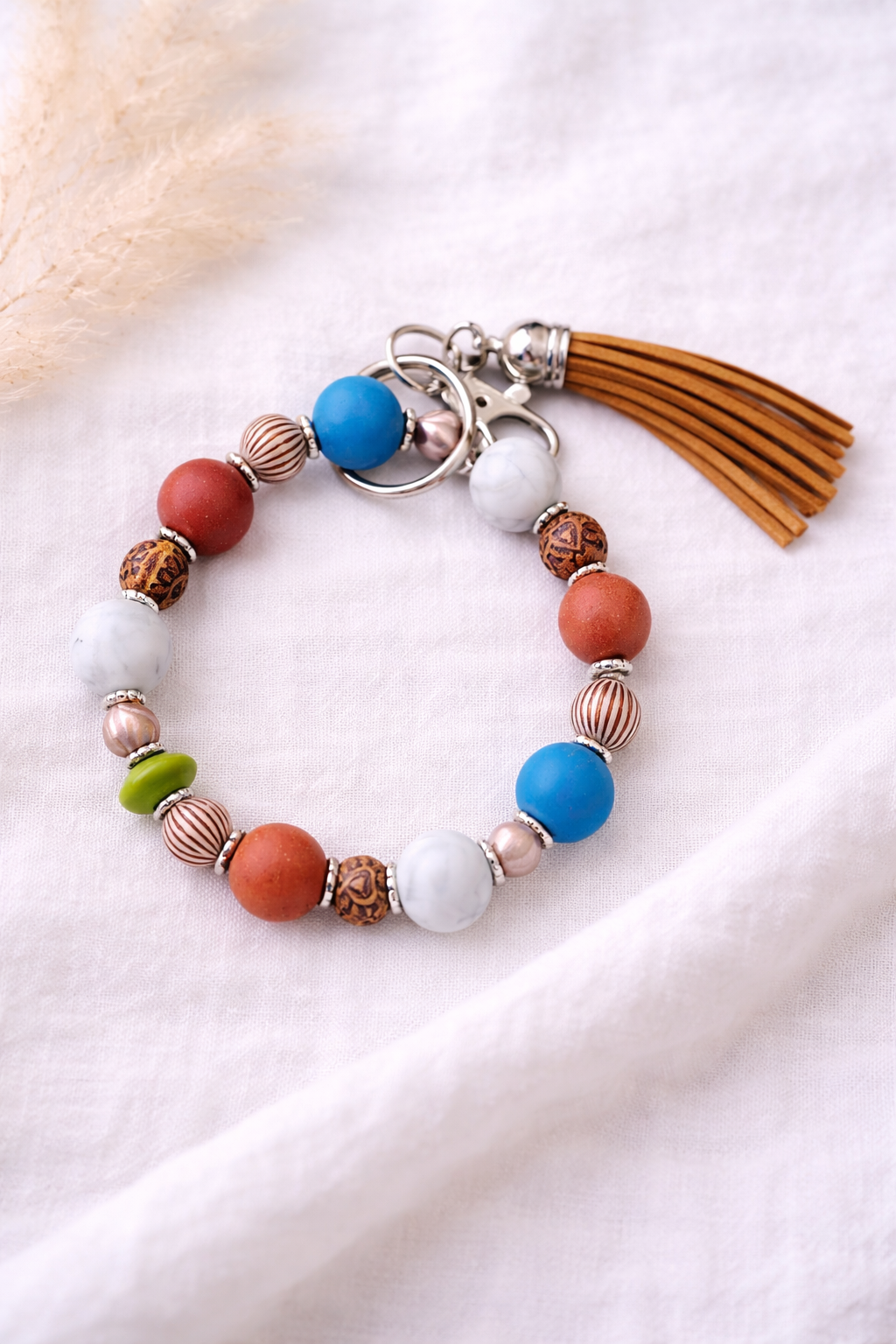 Beaded Wristlets Keychains