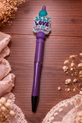 "Self Love is Not Selfish" Beaded Pen