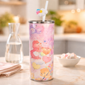 Care Bears with Rainbow Straw Topper